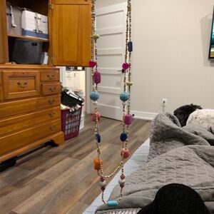 Vintage Chico's Multicolor Beaded Necklace